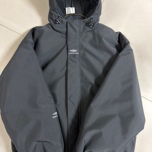 발렌시아가 24FW 스키웨어 3B 스키자켓 44 블랙 