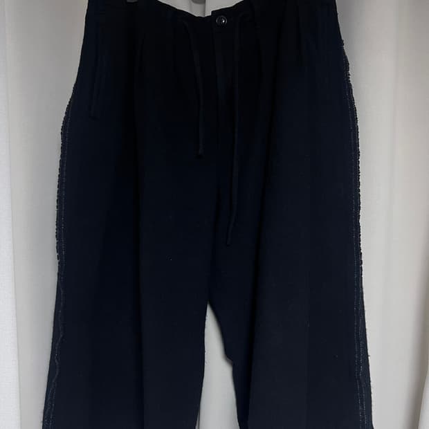 yohji yamamoto wool shorts