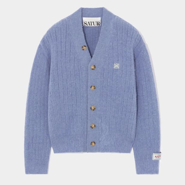 세터 파로 오버사이즈 알파카 가디건