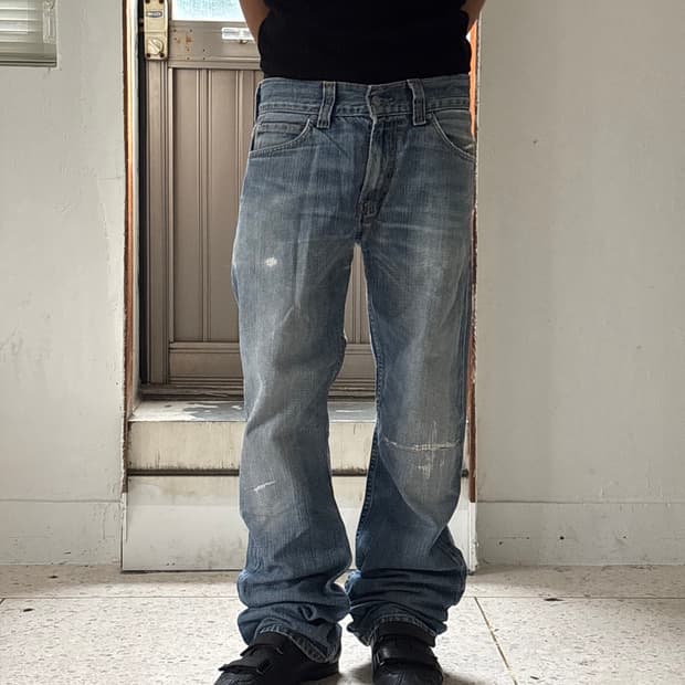 Levi’s 506 스탠다드 워시드 데님 팬츠