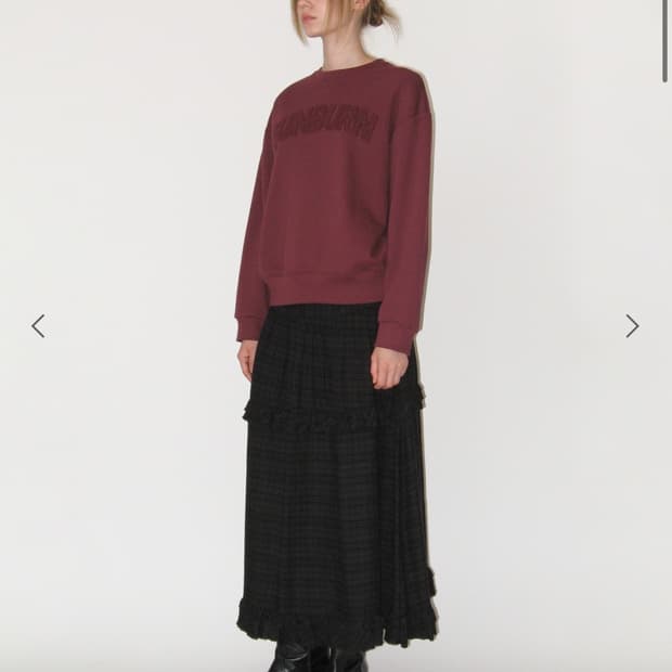 Sunburnproject 로고 패치 스웻셔츠