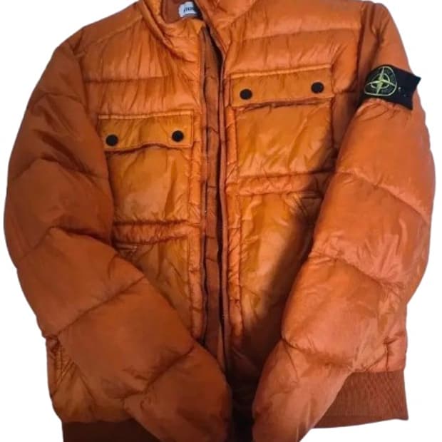 스톤아일랜드 가먼트다잉 다운패딩 