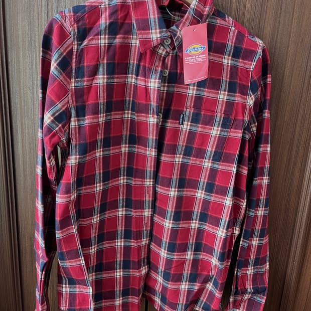 디키즈 체크 셔츠