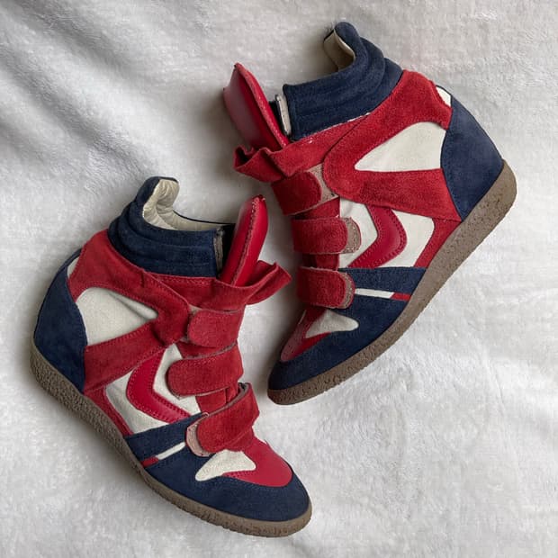 [37] 미모사 하이탑 웨지 스니커즈 || 240 이자벨마랑ST