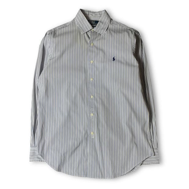 폴로랄프로렌 블루 스트라이프 긴팔 셔츠 클래식핏 M