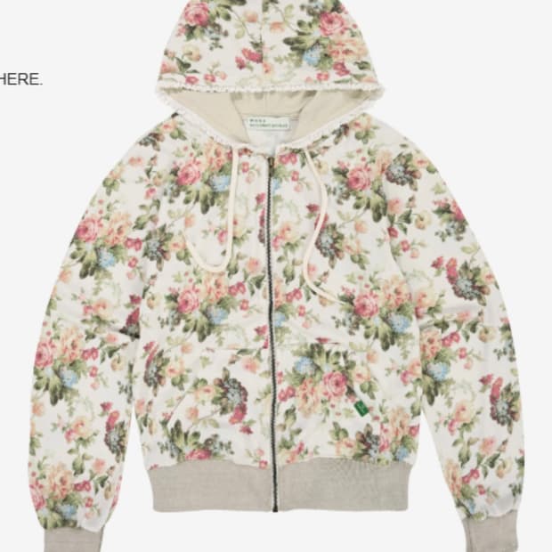 !구해요! 노컨텐츠 플라워 레이스 후드집업 구해요