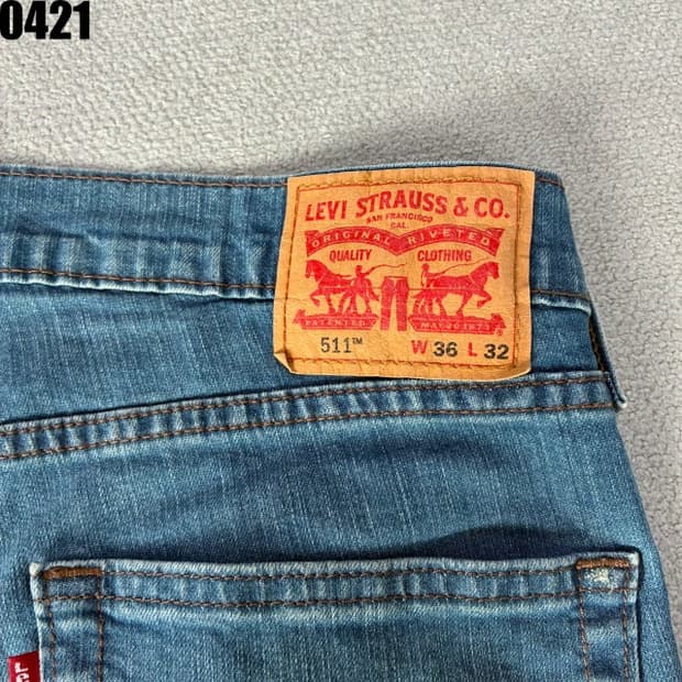리바이스 511 청바지 W36 L32 L