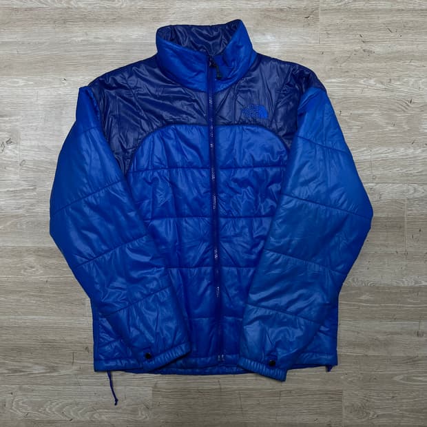 노스페이스 엘셀로프트 스탠드넥 투톤 배색 경량패딩 [블루] L/100