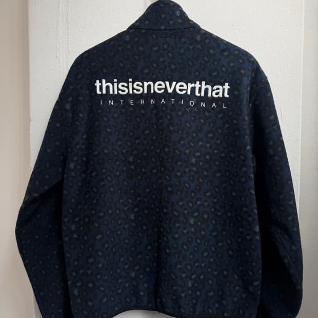 디스이즈네버댓 인터내셔널 레오파드 플리스 후리스 