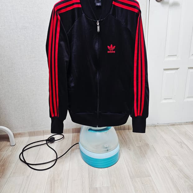 (100)L ☆초대장급☆ 아디다스 슈퍼스타 [검빨] 트랙탑져지