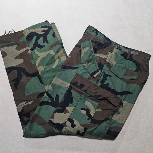 80s 미군오리지날 우드랜드 M65 팬츠 데드스탁 SR