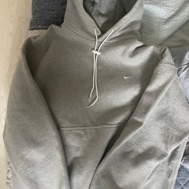 나이키 솔로스우시 풀오버 후드 그레이 XXL
