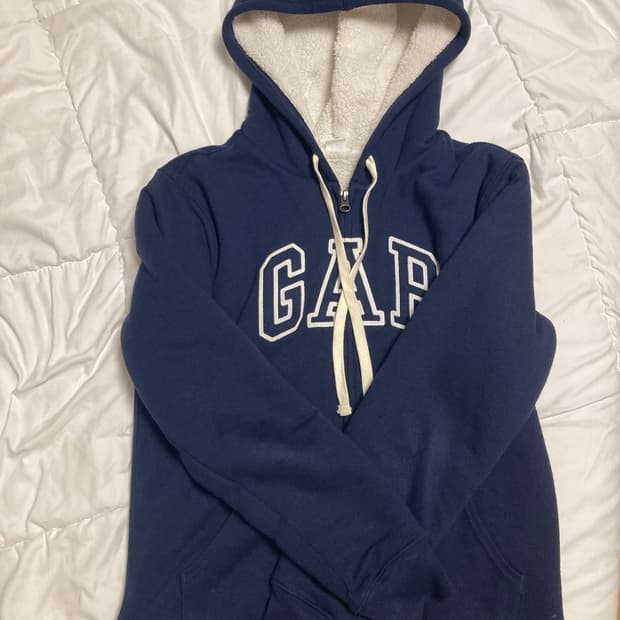 갭 퍼 후드집업 슬림핏