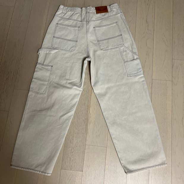 위캔더스 WKNDRS DRAGGY WORK PANTS (IVORY)