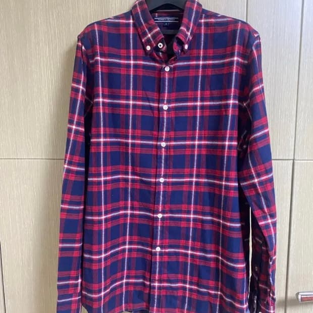 TOMMY HILFIGER 타미힐피거 체크 플란넬셔츠 M사이즈