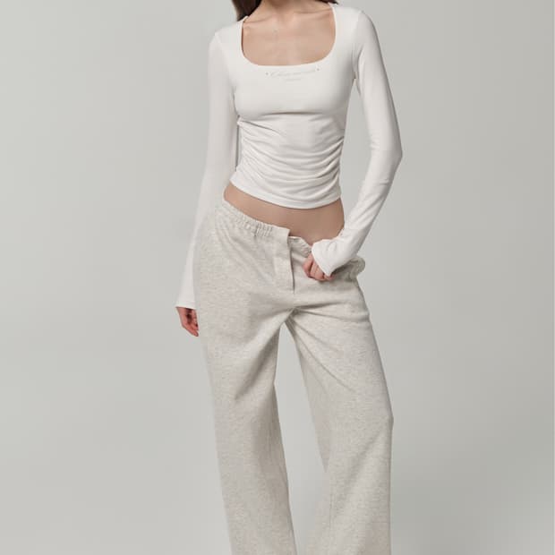 kleesier 클리시어 Clear mind square top, Whi