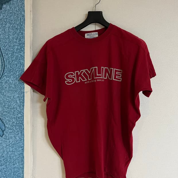 1982년도 이세이 미야케 skyline 티셔츠 