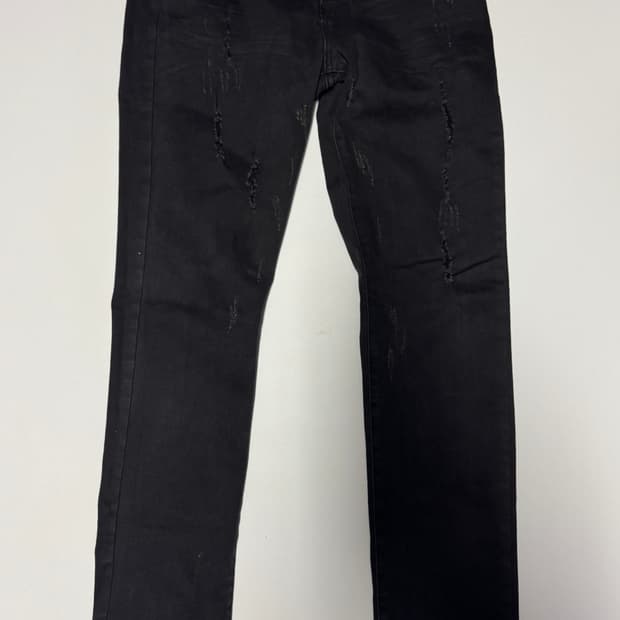 디스퀘어드2 디스트로이트 워싱 흑청 데님팬츠  31.4인치