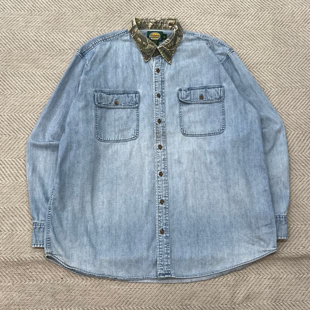 카벨라스 워크 데님셔츠 r3406