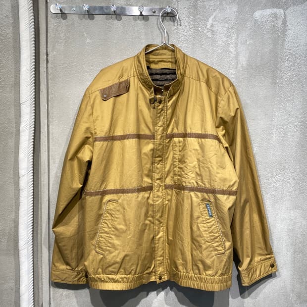 까르뱅  레더 라이닝디테일 자켓