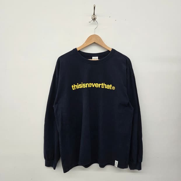 디스이즈네버댓 네이비 롱슬리브 남성XL