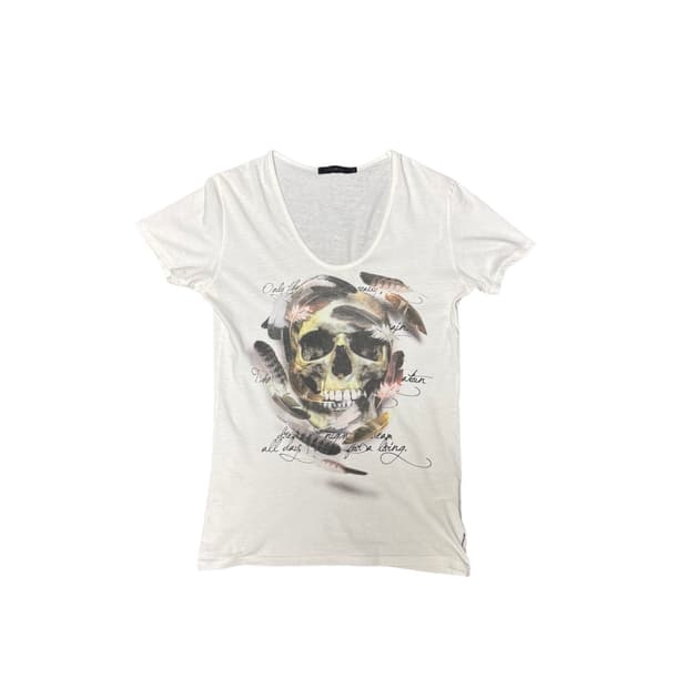 Civarize Skull Printed Design T-Shirt