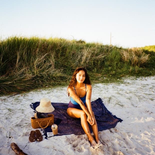 무드제주 타이다이 블루 사롱