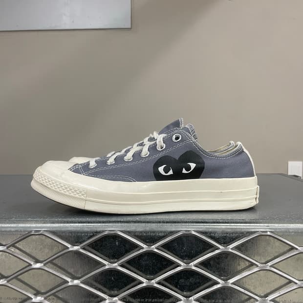 컨버스 X 꼼데 로우 그레이 260