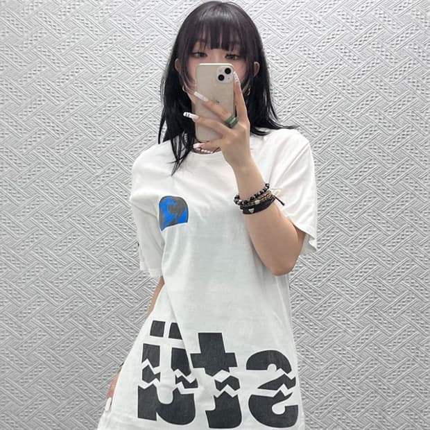 스투시 빈티지 캐주얼 스트릿 펑크 키치 반팔티 M C10999