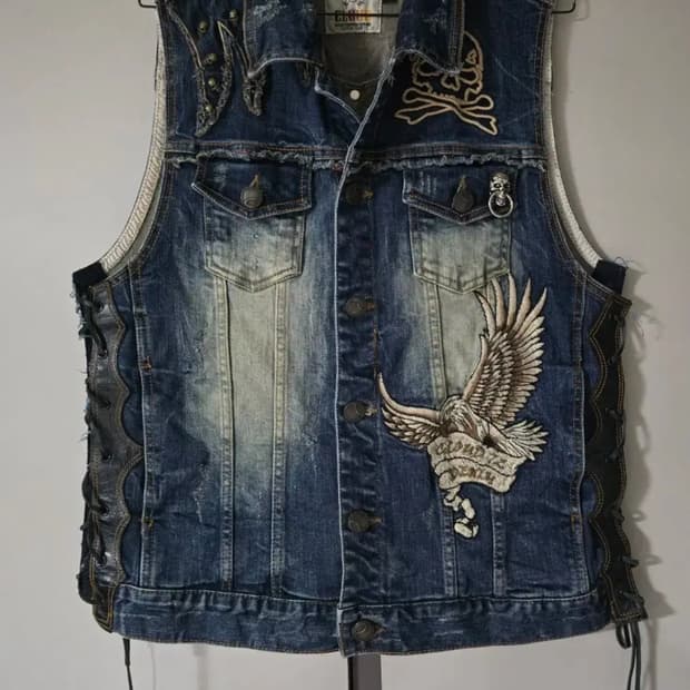 클라우드72 바이커 조끼. 싸이즈95 m