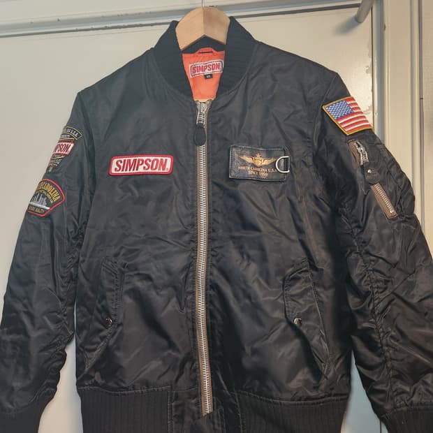 일본빈티지 심슨 Ma-1 봄버자켓 WM