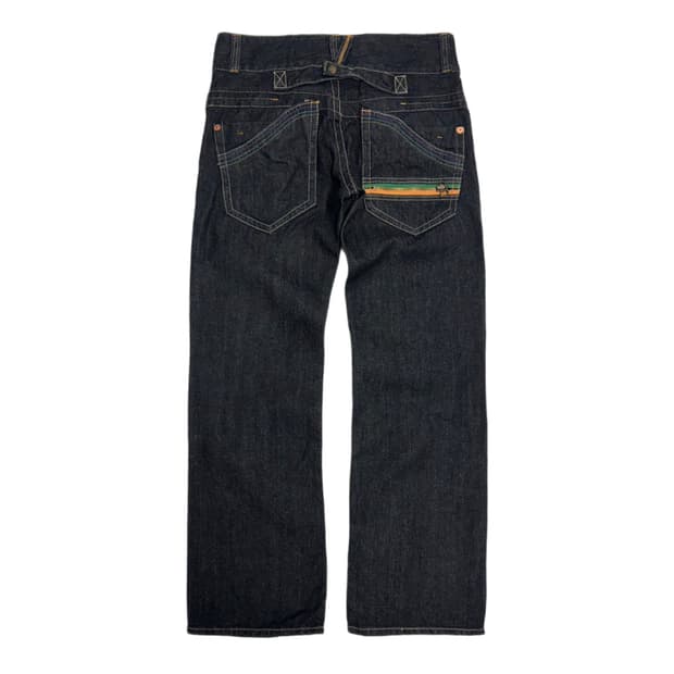 Root Three Style y2k denim pants 일본빈티지