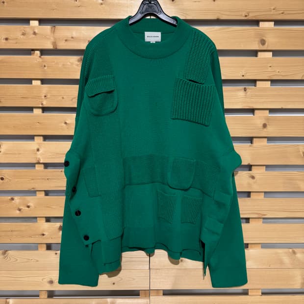 솔리드옴므 멀티포켓 니트