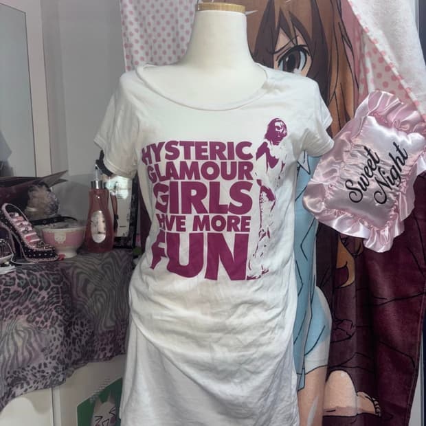 히스테릭글래머 갸루 반팔 와투케