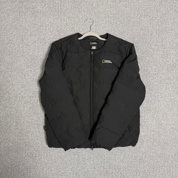 내셔널지오그래픽 경량 패딩 블랙 L 구스 다운