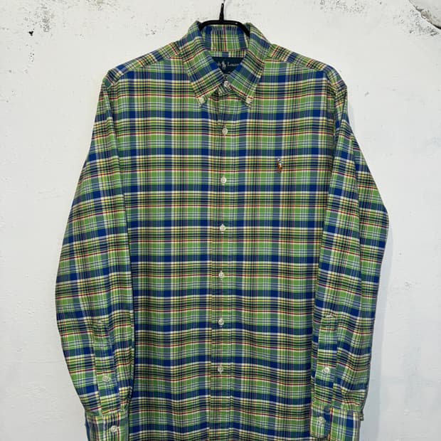 POLO color mix check shirt