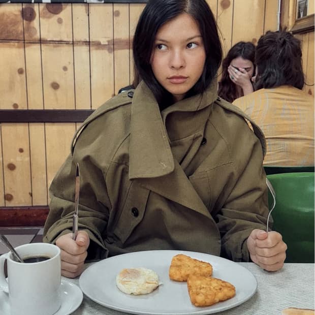 자라 숏 트렌치 코트 새상품 S