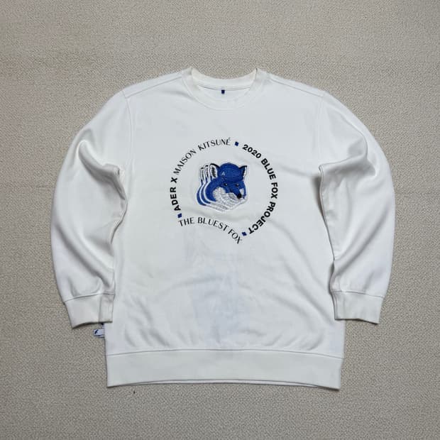 아더에러 X 메종키츠네 트리플 폭스 헤드 스웨트 셔츠