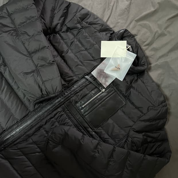 엑슬림 ep8 02 다운 자켓 경량패딩 블랙 새상품