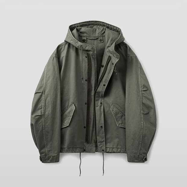 [L] M51 MIL SHORT PARKA [KHAKI GRAY]