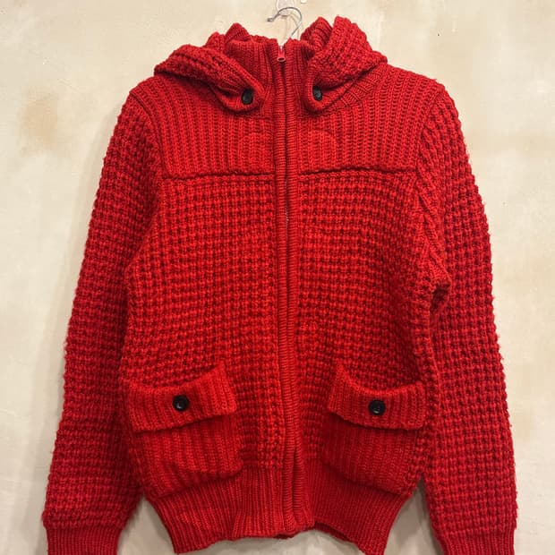 일본빈티지 니트 집업