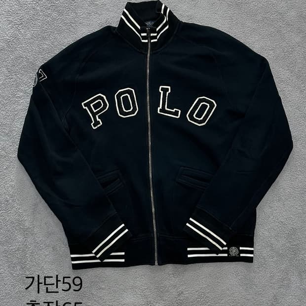 POLO RALPH LAUREN 빅로고 바시티 집업 / 레어 디자인 / 