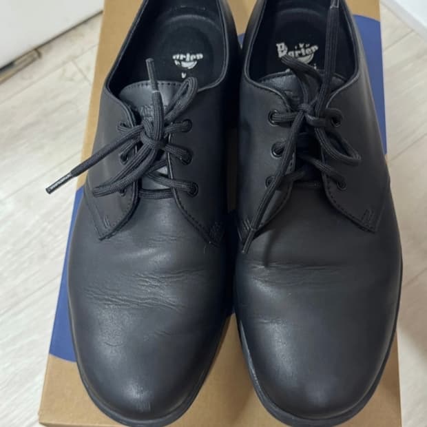 닥터마틴 카벤디쉬 블랙 더비슈즈 UK9