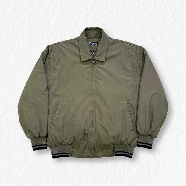 Paris 빈티지 항공점퍼 카키