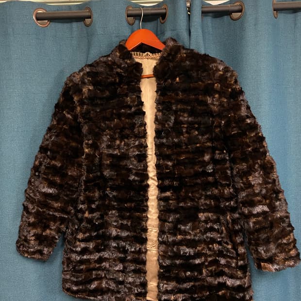 빈티지 밍크 코트