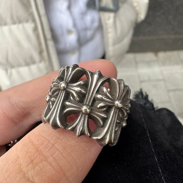 정품 크롬하츠 세메터리링 us9