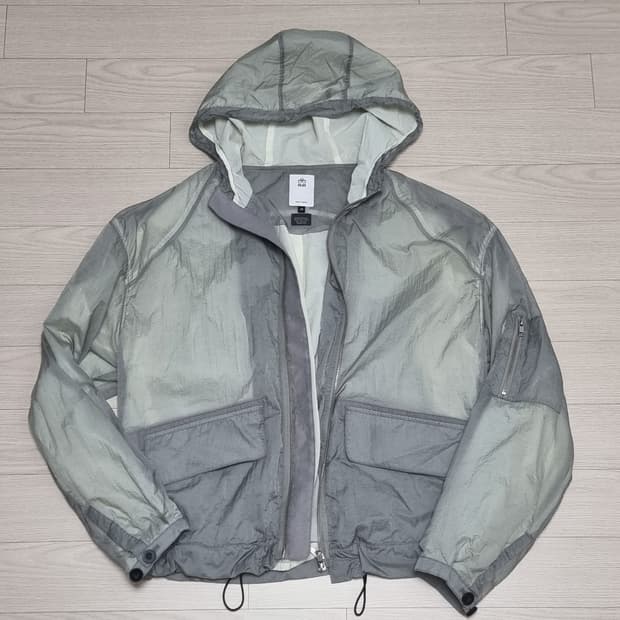 폴리테루 인슐레이션 후드 자켓 옥그레이