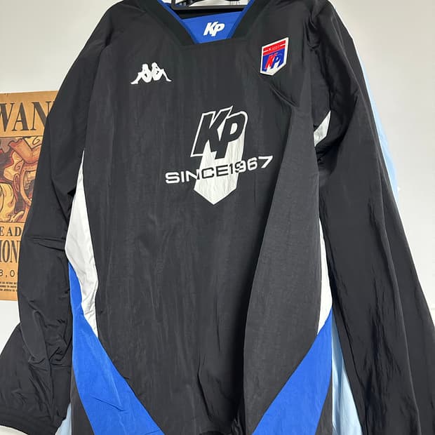 카파 SPIRIT OF FOOTBALL 긴팔 우븐 저지 블랙 XL