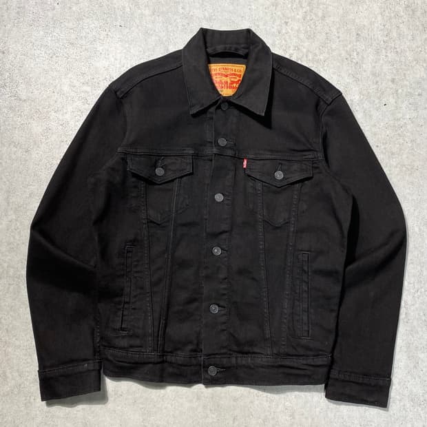 [S] Levi's 리바이스 스탠다드 블랙 데님 트러커 자켓