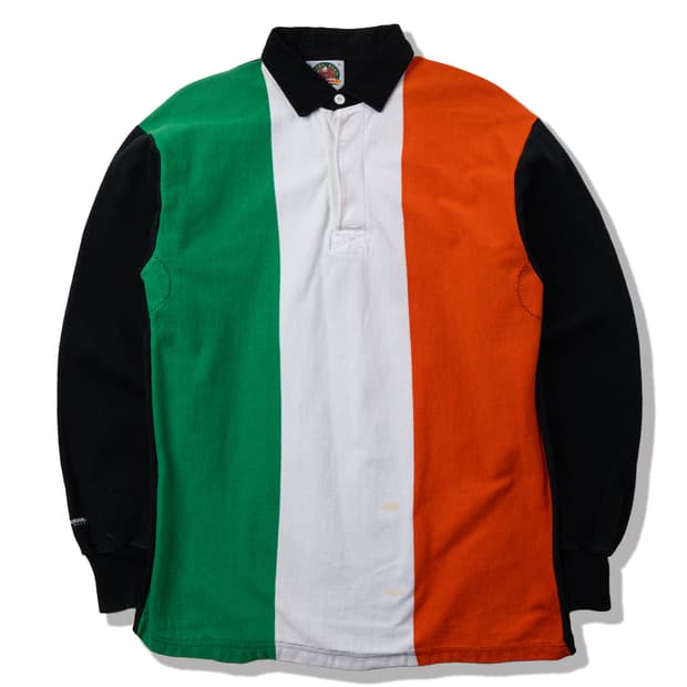 (105) 90's 바바리안 "아일랜드 플래그" 헤비 럭비 져지